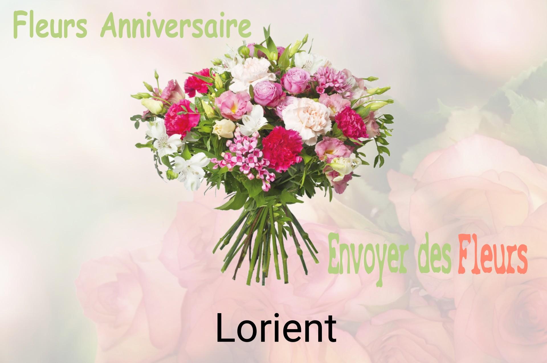 Bouquet de fleurs d’anniversaire livré à Lorient